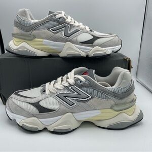 New Balance Gray and Cream Sneakers